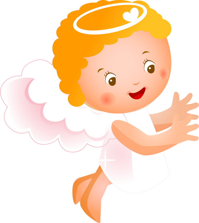 First Communion - Angelitos Para Bautismo Nena (670x752)