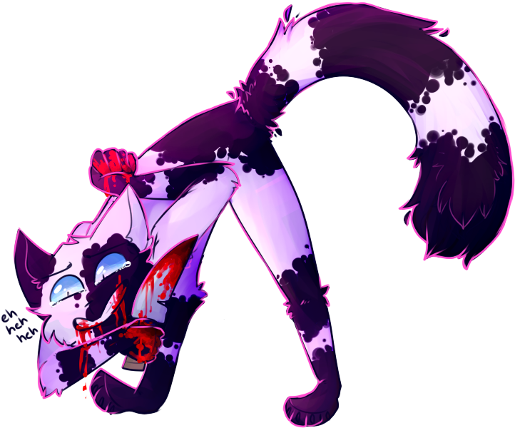 What's The Matter Cat Got Your Tongue By Kalo Is Gone - Illustration (773x618)