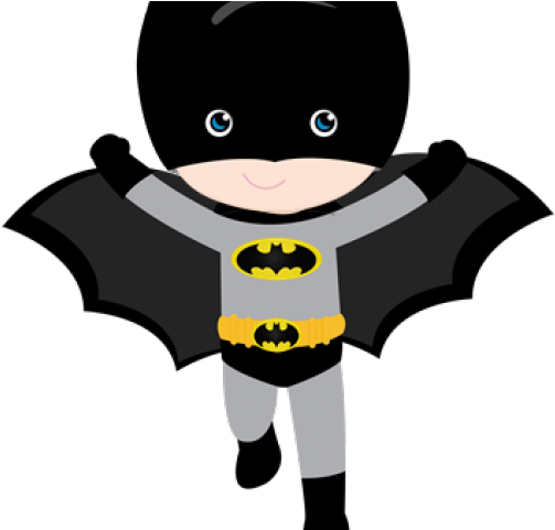 Batman Clipart Cute Baby - Topo De Bolo Batman (640x480)