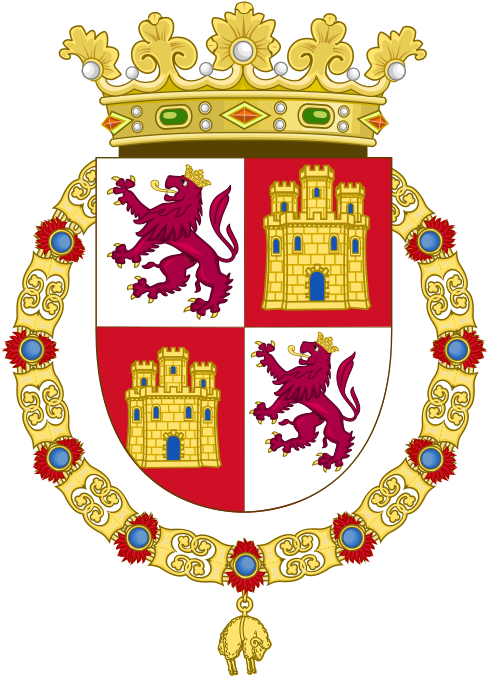 This Image Rendered As Png In Other Widths - Spanish Royal Family Crest (500x694)