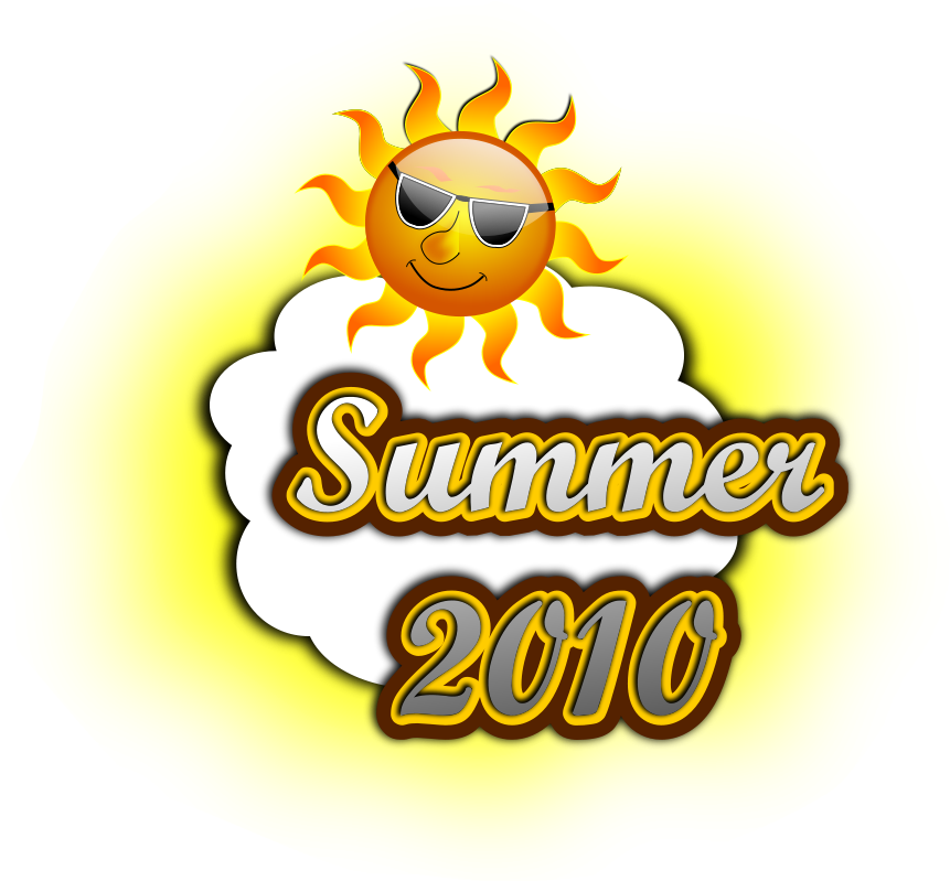 Summer 2010 Svg Vector File, Vector Clip Art Svg File - Summer Logos Clip Art (900x810)