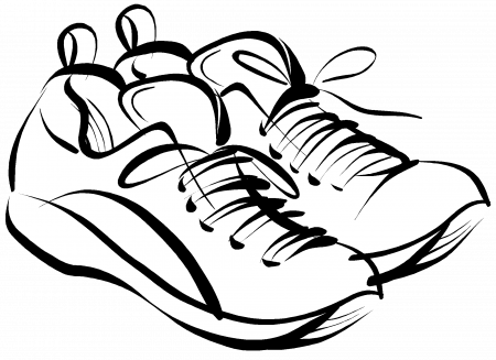 Cross Country Running Shoes Clipart - Rest Day No Running (450x327)