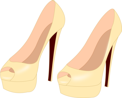 High-heeled Shoe Ballet Shoe Stiletto Heel - High-heeled Shoe (425x340)