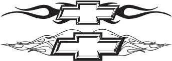 Chevy Chisiled With Flames Logo Vector - Logo De Chevrolet Vector (400x400)