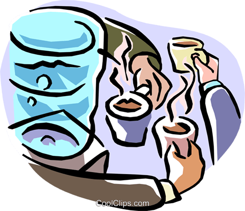 Cooler/morning Coffee Royalty Free Vector Clip Art - Clip Art (480x413)