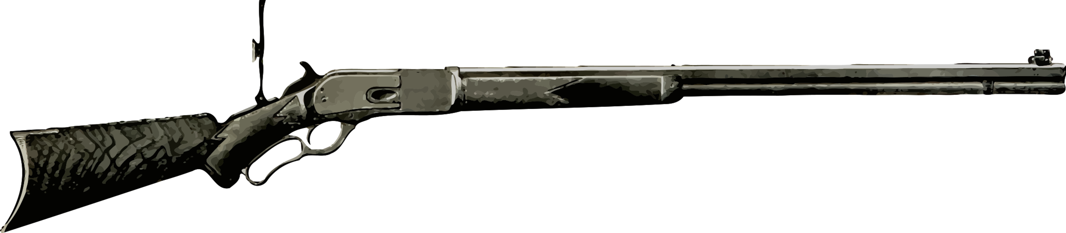 Trigger Firearm Winchester Rifle Winchester Repeating - Trigger Firearm Winchester Rifle Winchester Repeating (3422x750)