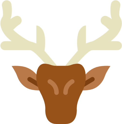Deer 1 Icon - Drawing (512x512)