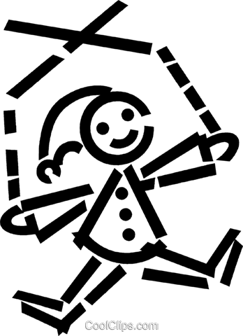 Puppet Show Royalty Free Vector Clip Art Illustration - Puppetry (348x480)