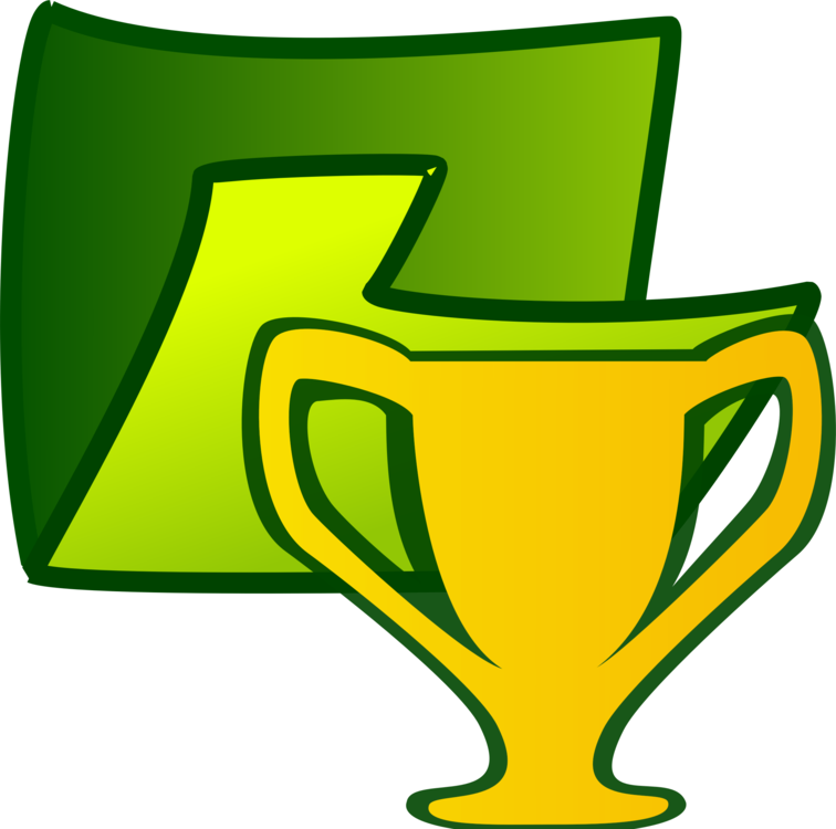 Computer Icons Drawing Award Bookmark - Troféu Verde Png (756x750)