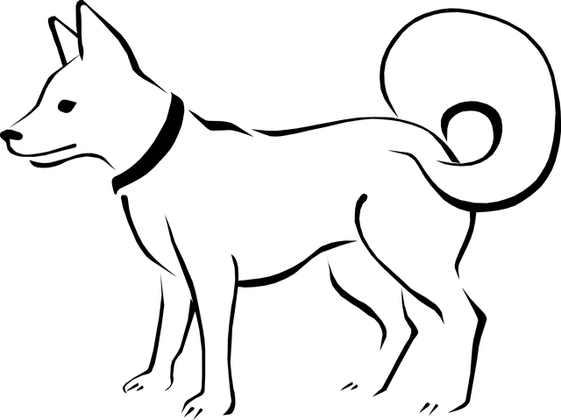 Clipart Panda Free - Domestic Animals Dog Drawing (561x420)