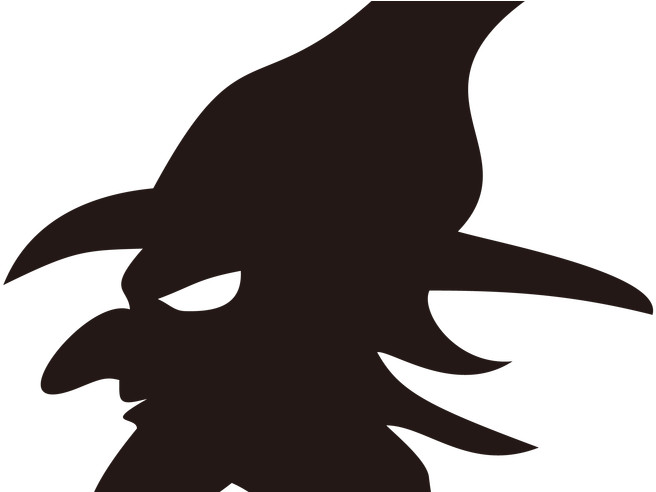 Witches Outline Beauty Within - Silueta De Cara De Bruja (800x491)