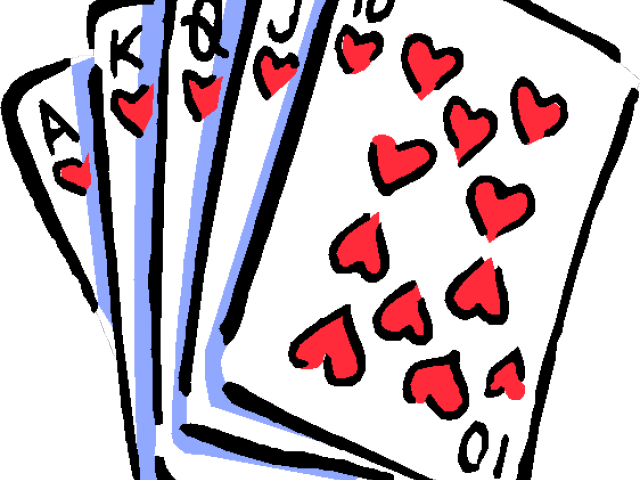 Poker Clipart Pinochle - Poker Card Art Png (640x480)