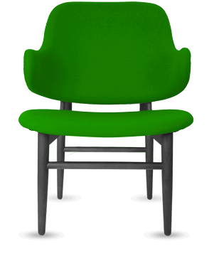 Who Larsen - Green Chair Clip Art (300x403)