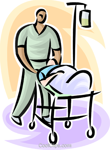 Chair Clipart Hospital - Male Nurse Clip Art (354x480)
