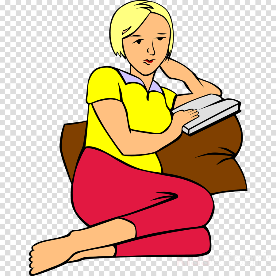 Download Women Reading Clipart Clip Art Women Clip - Reading Woman Clipart Transparent (900x900)