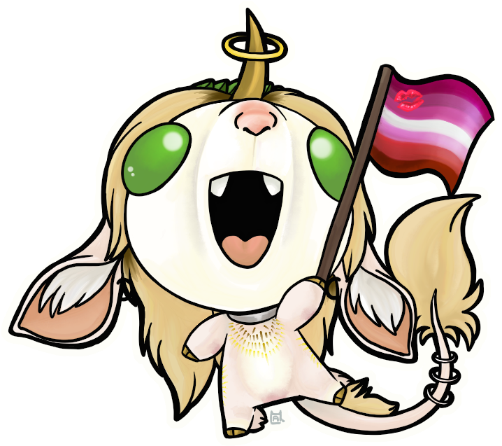 Lipstick Lesbian - Cartoon (784x678)