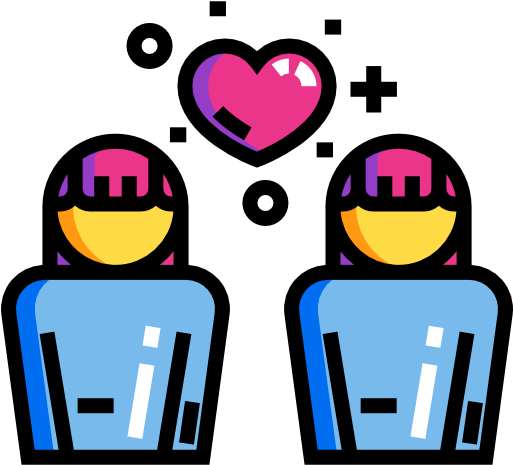 Lesbian Free Icon - Illustration (512x512)
