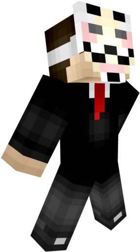 Clip Art Freeuse Anonymous - Hacker Minecraft Skin Png (640x640)