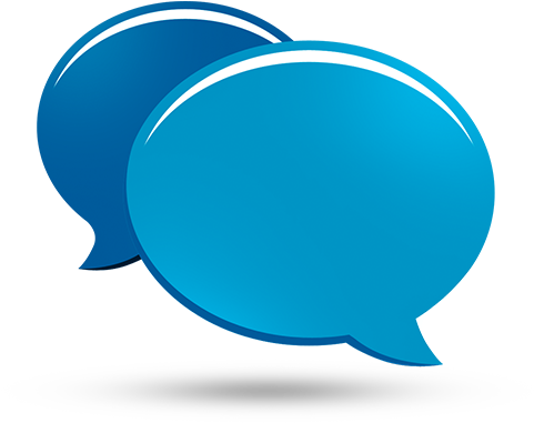 The Manual Hacker Also Allows Users To Communicate - Chat Icon Png Blue (697x457)