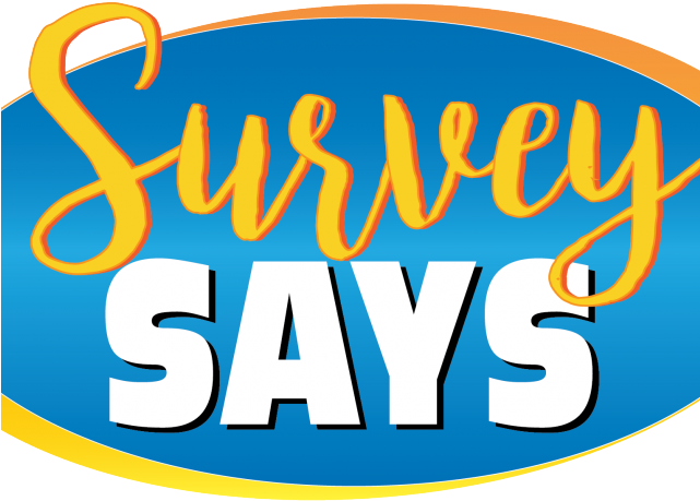 Nice Design Ideas Family Feud Clip Art Clipart - Survey Says Png (640x480)