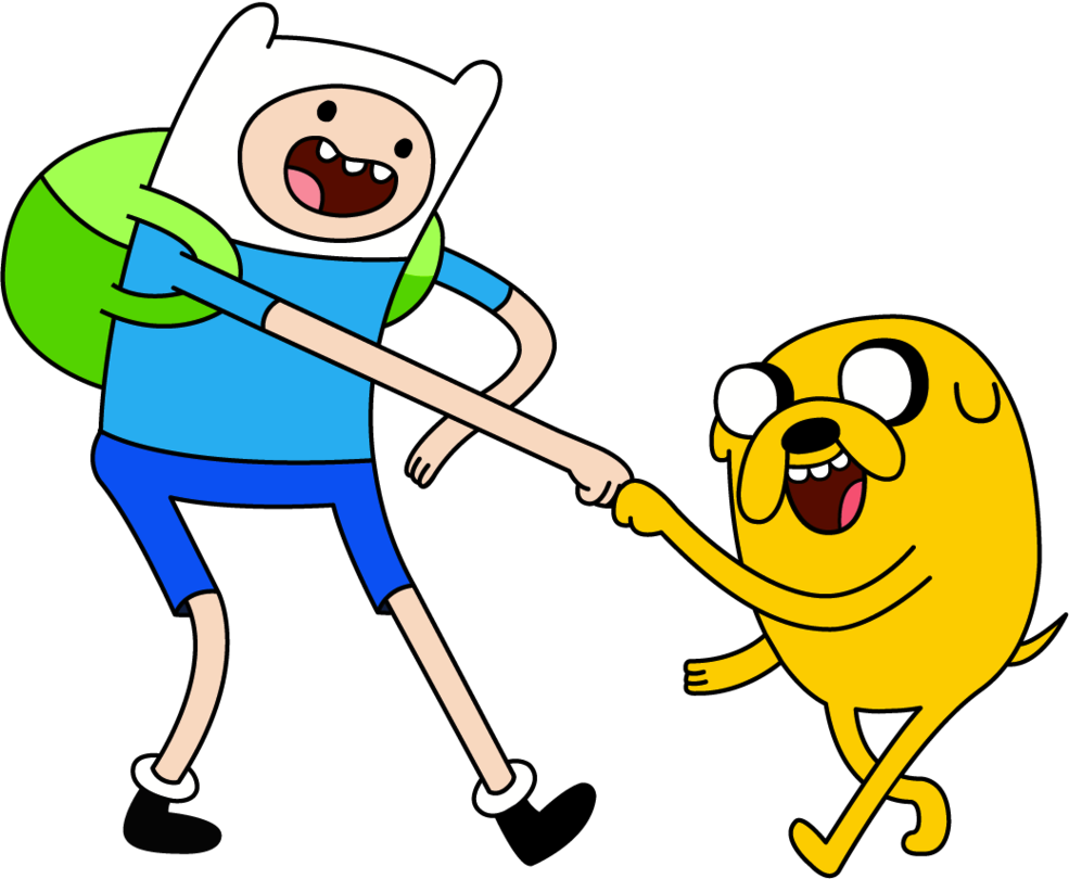 Best Buddies - Adventure Time Characters Finn And Jake (985x810)