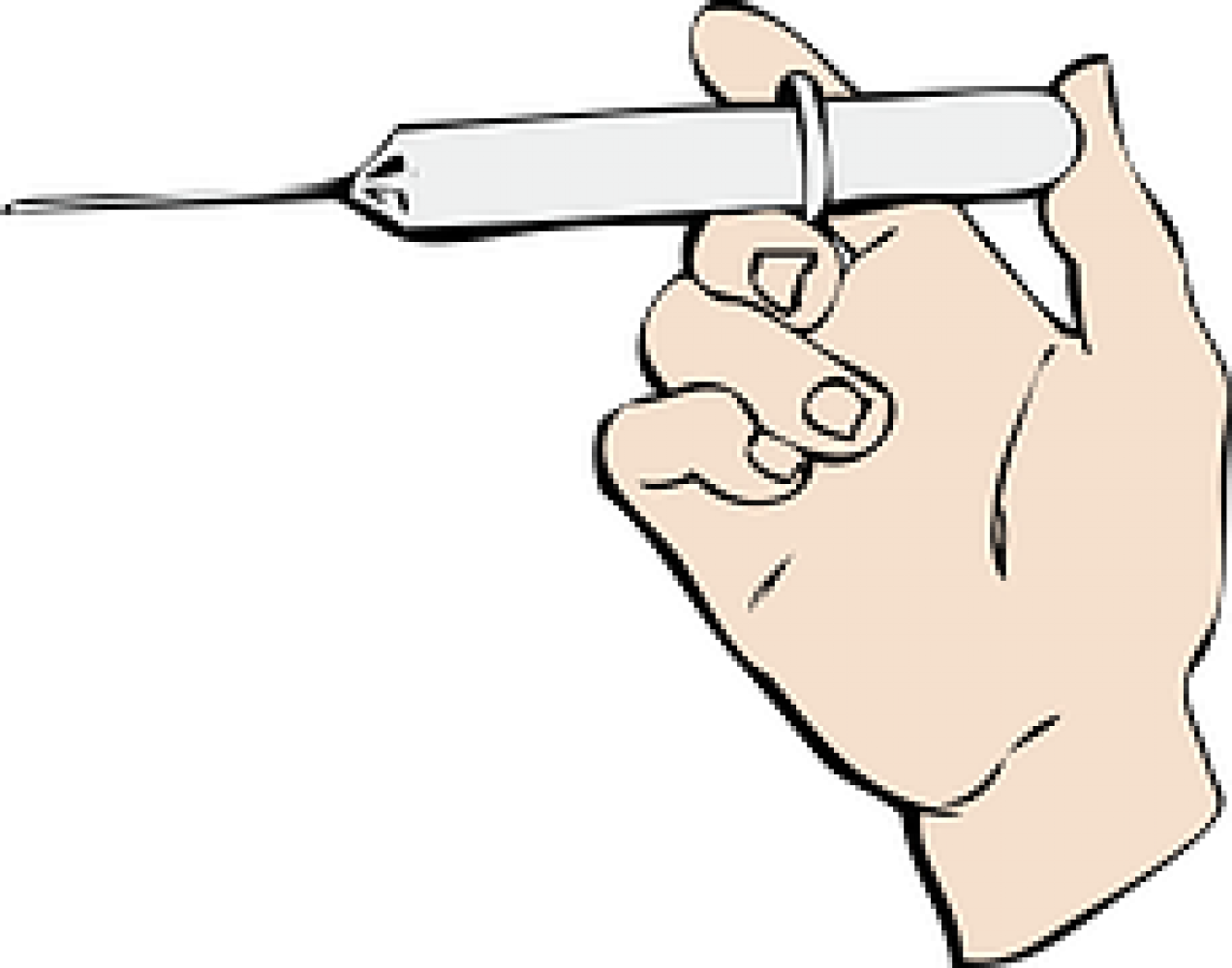 Flu Clipart Influenza Symptom - Syringe Clip Art (1272x1000)