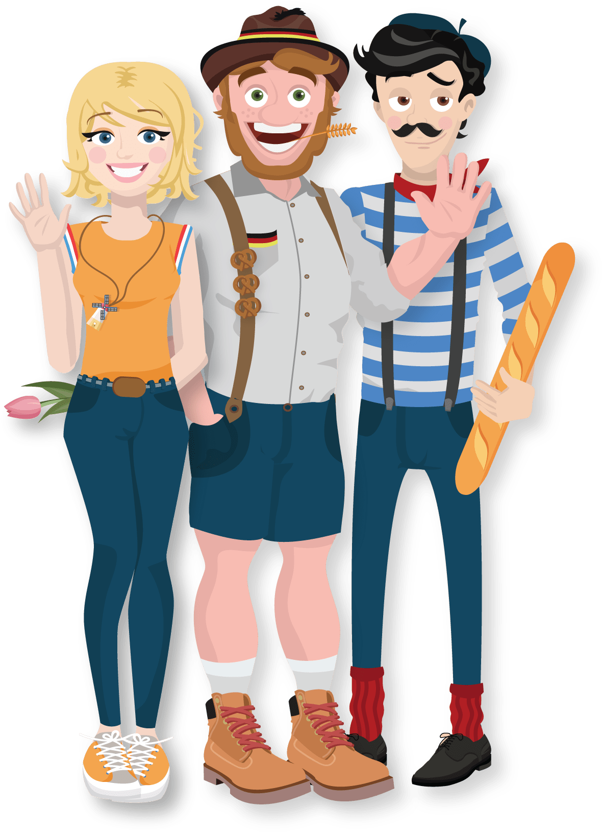 Omdat Wij Erin Geloven Dat De Reis Net Zo Leuk Kan - Cartoon (1224x1911)