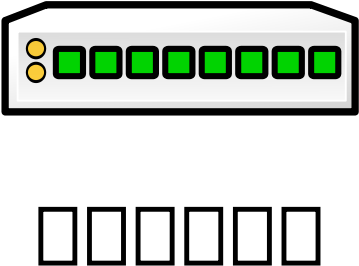 This Free Clip Arts Design Of 8port Switch Denco - This Free Clip Arts Design Of 8port Switch Denco (637x900)