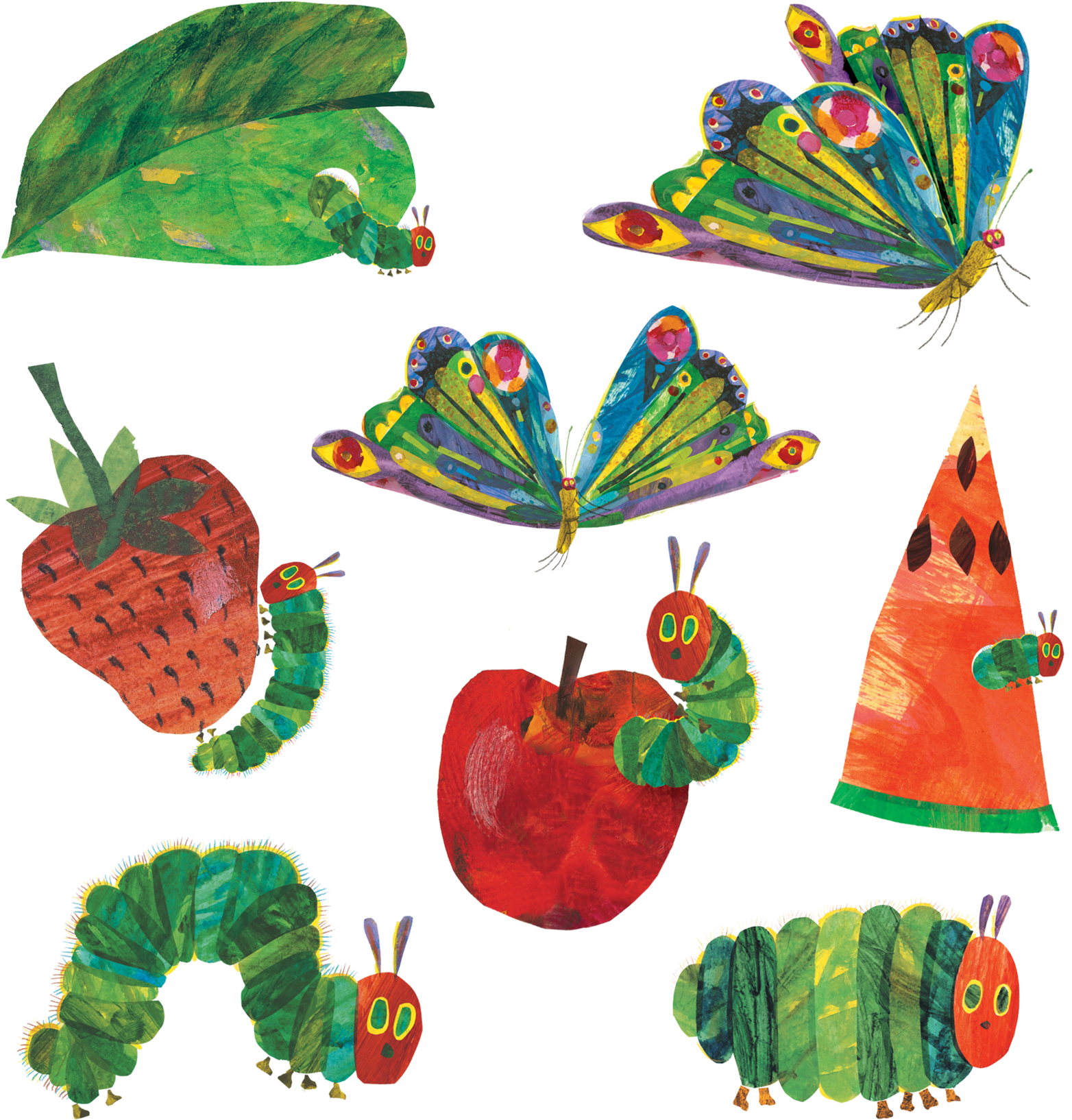 The Very Hungry Caterpillar Set By The World Of Eric - Very Hungry Caterpillar (2048x2048)