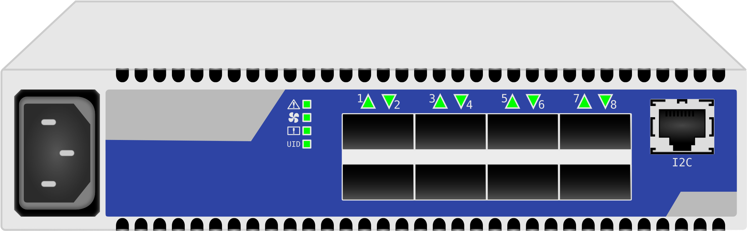 Big Image - 8 Port Infiniband Switch (2400x748)