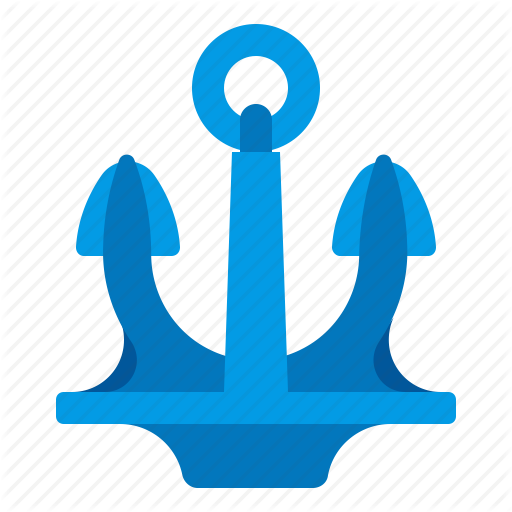 Free Download Anchor Clipart Computer Icons Port Clip - Seaport Icon Png (512x512)