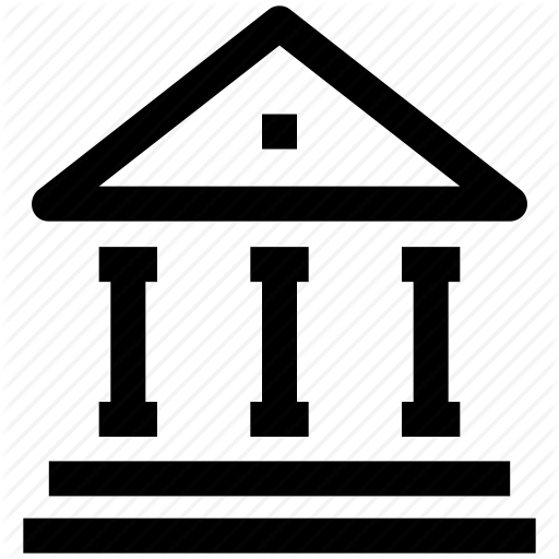 Graphic Library Courthouse Clipart Court Building - Institute Icon (512x512)