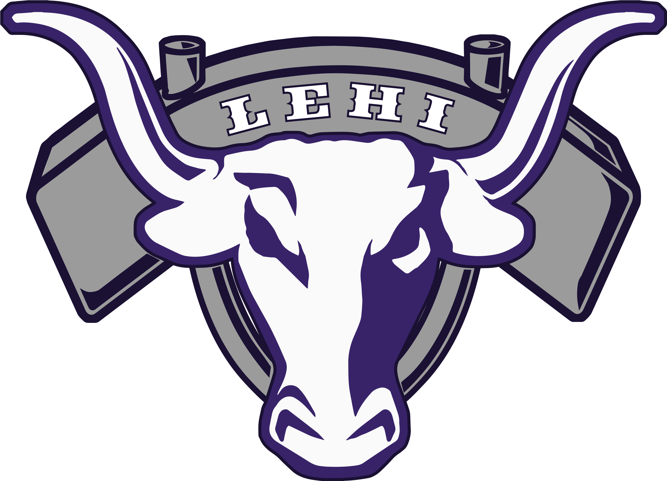 Svg Black And White Download Lehi Team Home Pioneers - Lehi Football Logo (3027x2268)