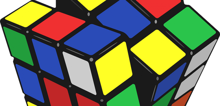 Clip Art Rubix Cube (728x353)