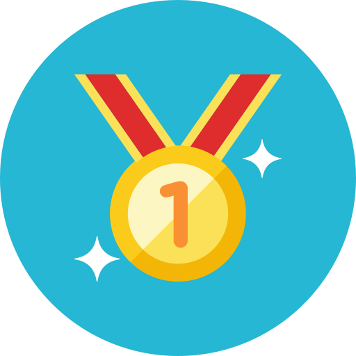 Button Clipart Try Again - Free Medal Icon Png (512x512)