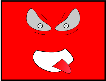 Computer Icons Red Smiley Download Anger - Anger (566x800)