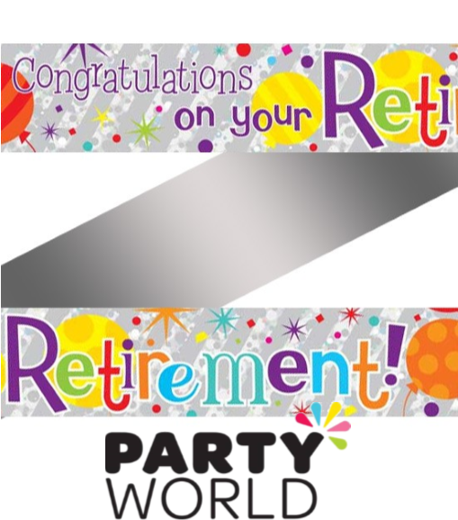 Congratulations Banner Clip Art - Congratulation On Your Retirement (600x600)