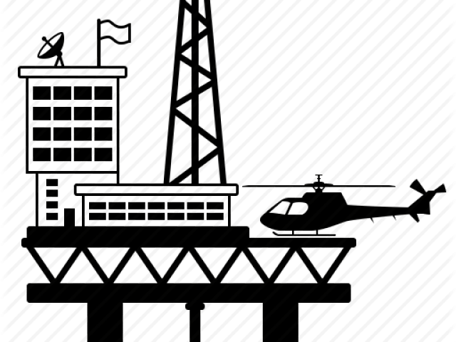 Oil Rig Clipart Oil Company - Infografia De Los Moluscos (640x480)