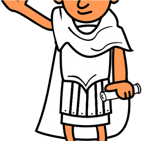 Rome Clipart Roman Girl - Caida Del Imperio Romano De Occidente Dibujo (640x480)