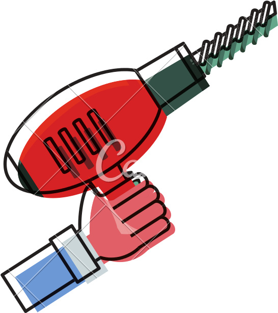 Hand With Drill Vector Illustration - Illustration (800x800)