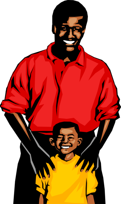 Clipart Royalty Free Library Father Son Image Illustration - Parent (416x700)