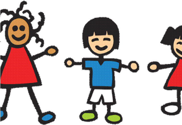 Kids Holding Hands Clipart - Rhythms, Rhymes & Songs Book (640x480)