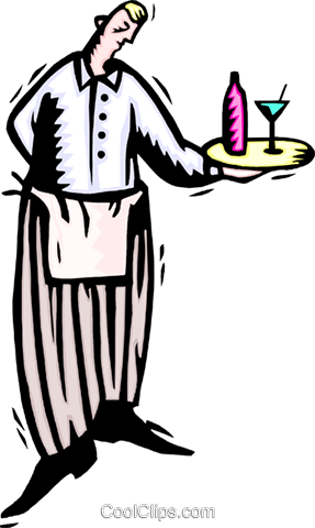 Butler Vektor Clipart Bild - Industry (287x480)