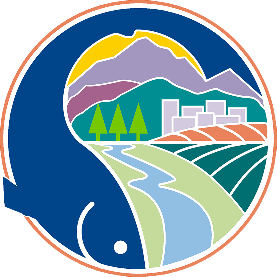 Oregon Plan For Salmon And Watersheds Logo - Watershed Logo (900x900)