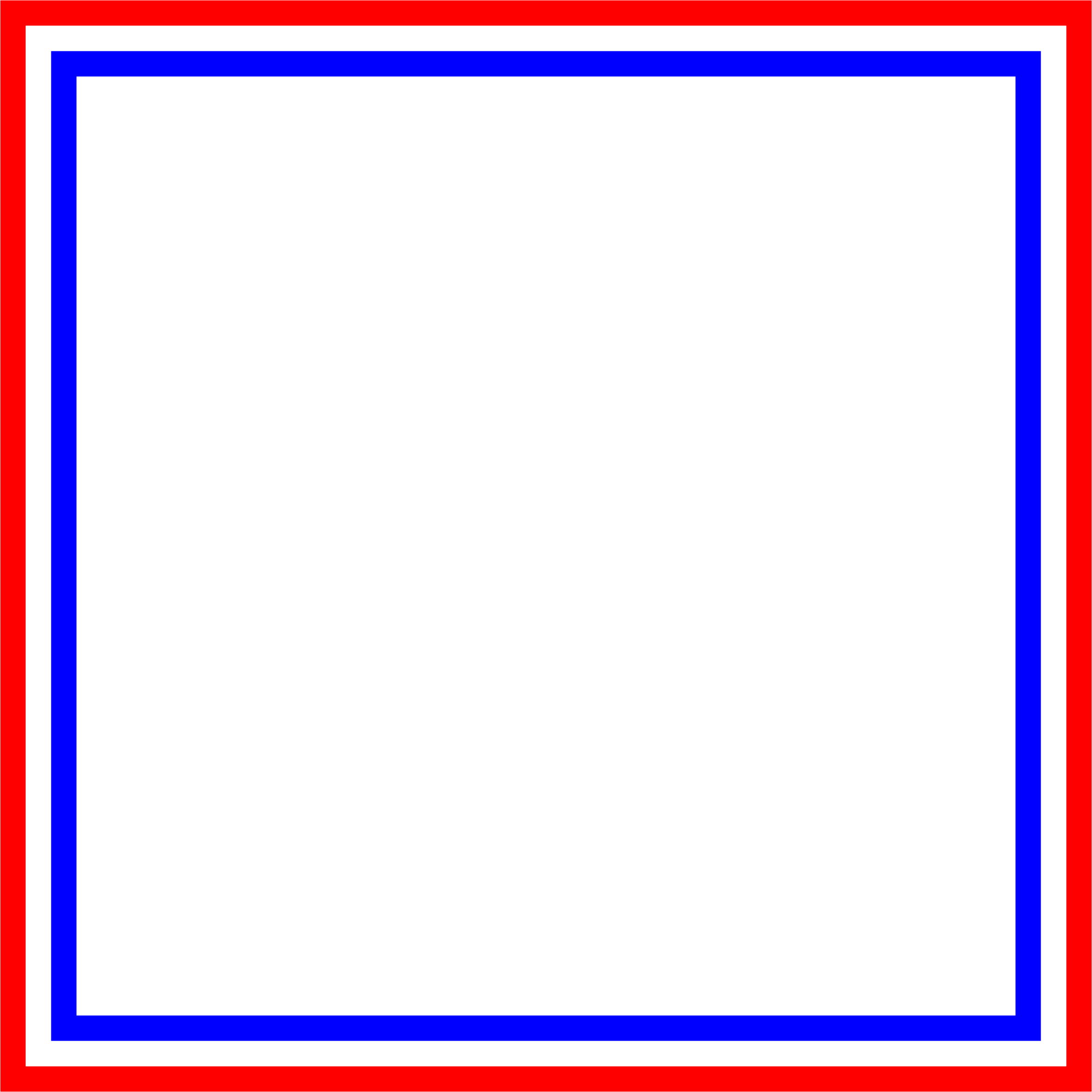 All Photo Png Clipart - Red And Blue Frame Png (2360x2360)