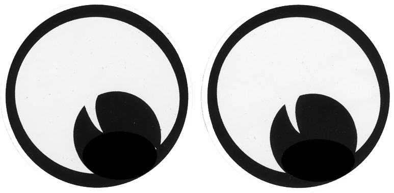 Googly Eyes Transparent Googly Eyes Or Jiggly Eyes - Clip Art Googly Eye (773x379)