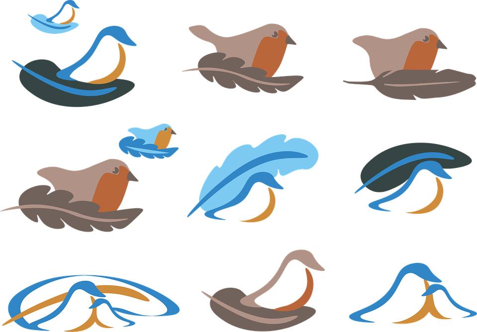 Bird Logo Vector 12, Buy Clip Art - โลโก้ นก (960x668)