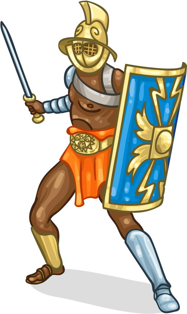Graphic Item Detail Itembrowser Find Near Me - Gladiator Cartoon (1024x1024)