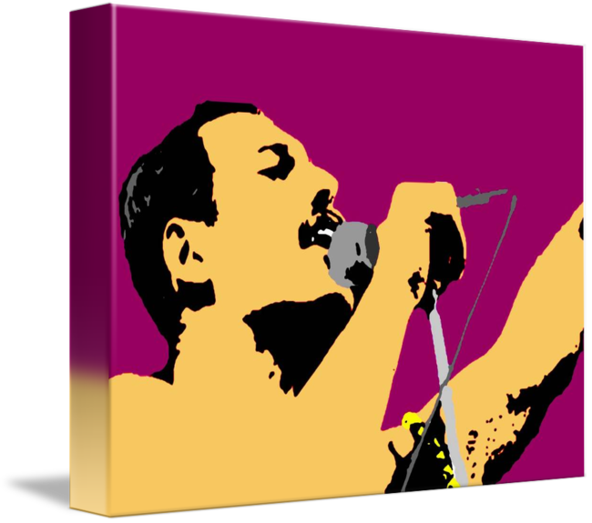 Pop Art Freddie Mercury (650x575)