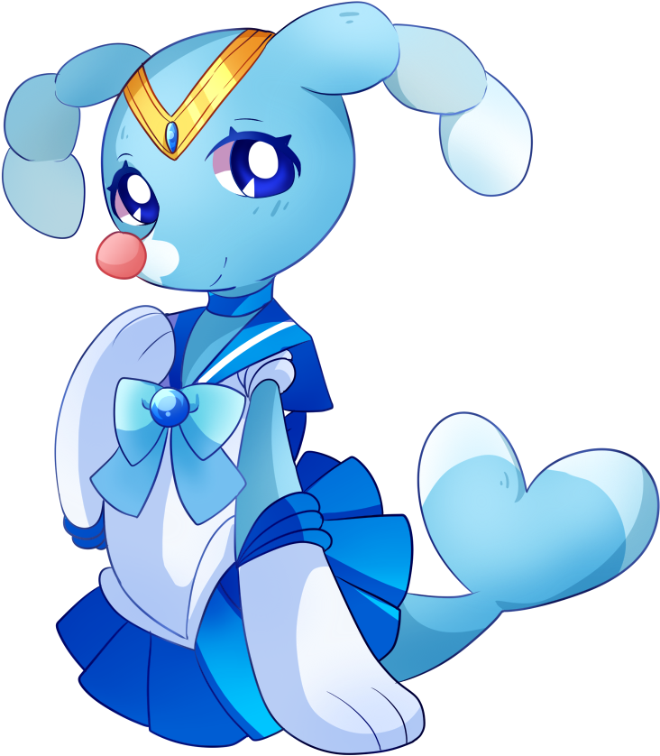 Brionne And Sailor Mercury Drawn By Pink ( - Pokémon (800x924)